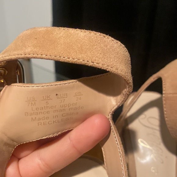 Fergie Cream Platform Heels - Picture 8 of 10